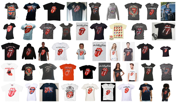 Bandshirts The Rolling Stones
