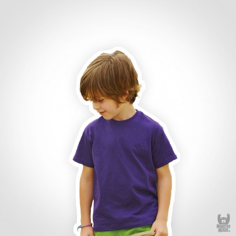 Fruit of the Loom Kids Valueweight Band T-Shirt