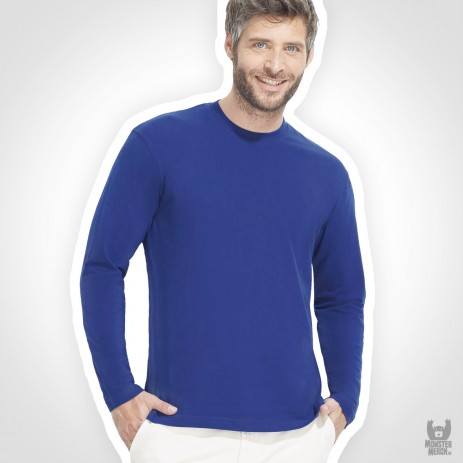 Sol´s Langarm Band T-Shirt Monarch