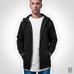 Build Your Brand Heavy Zip Hoody
