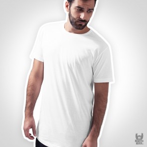 Build Your Brand Shaped Long Tee
