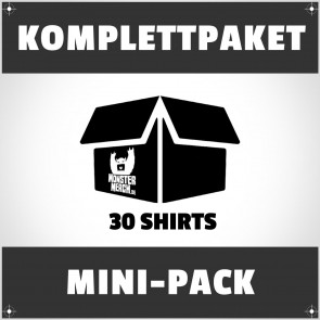 Mini-Pack: 30 bedruckte Bandshirts