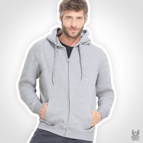 Zoodie - Bandmerch Logodruck Hoodie mit Reißverschluss