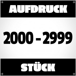Textildruck von 2000 bis 2999 Stück