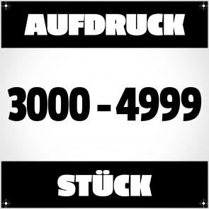 Textildruck von 3000 bis 4999 Stück