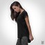 Build Your Brand Ladies Long Slub Tee
