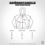 Fruit of the Loom Kids Zip Through Band Hooded Sweat-Jacket - Groessentabelle