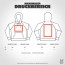 Fruit of the Loom Ladies-Fit Band-Hoodie (F409) - Druckflaeche