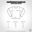 Fruit of the Loom Valueweight Band Long Sleeve T - Groeßentabelle