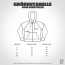 Fruit of the Loom Zip Trough Band Hooded Sweat-Jacket  - Groessentabelle