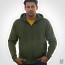 Fruit of the Loom Zip Trough Band Hooded Sweat-Jacket 